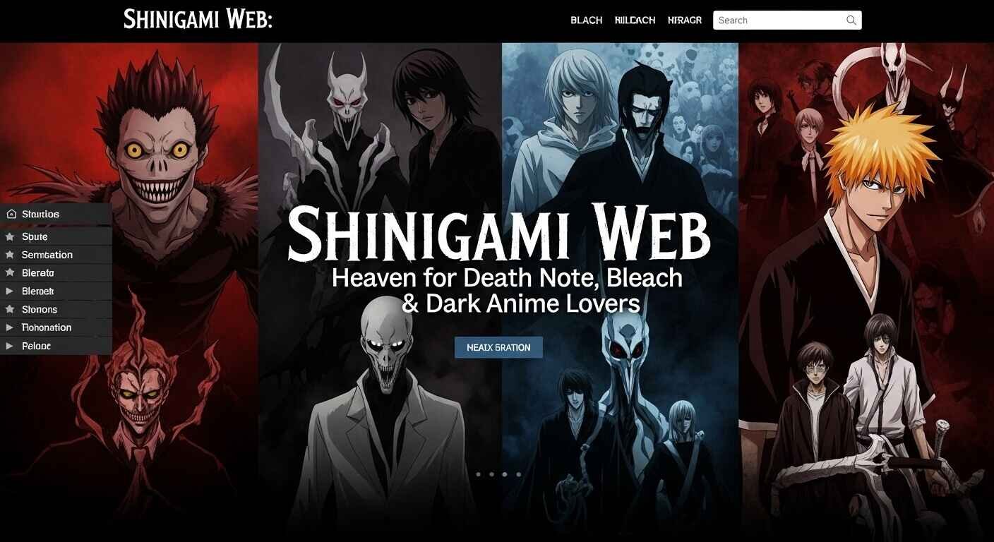 Shinigami Web- Surga Pecinta Death Note, Bleach & Anime Dark