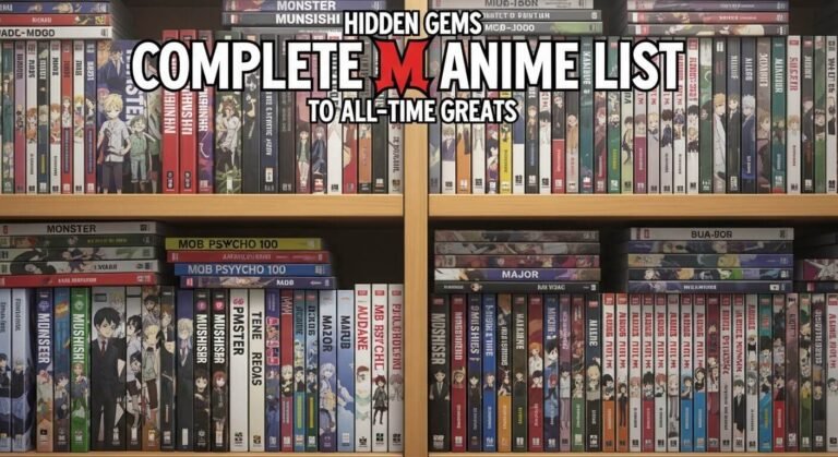 Complete M Anime List — Hidden Gems to All-Time Greats - Shinigami AE
