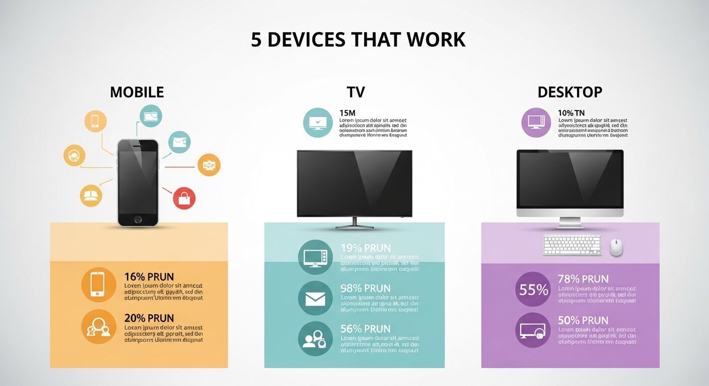 Devices That Work — Mobile, TV, Desktop Breakdown