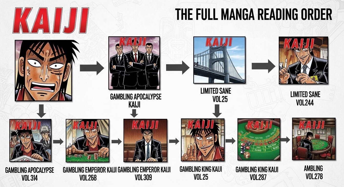 The Full Kaiji Manga Reading Order
