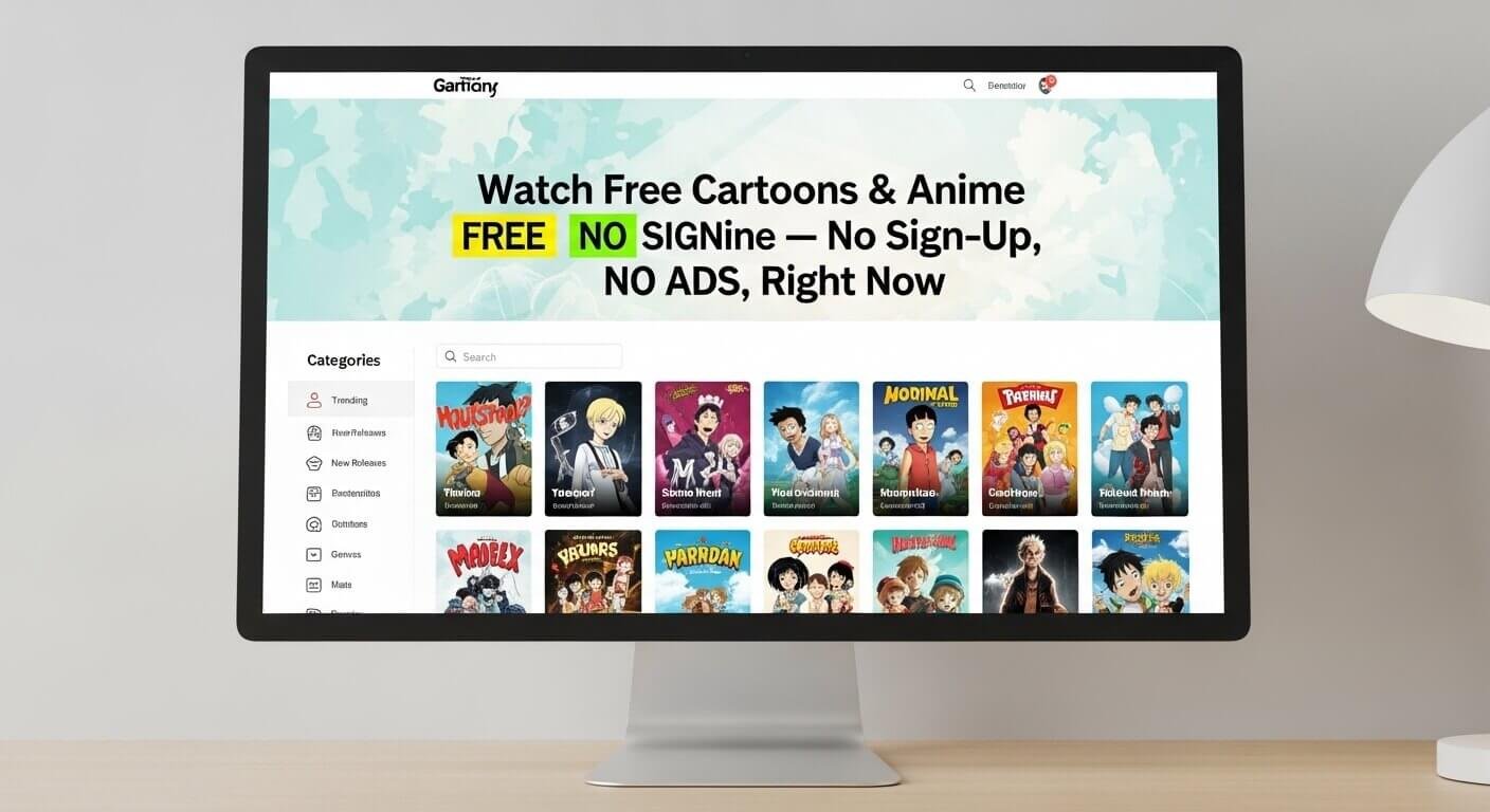 Watch Free Cartoons & Anime Online — No Sign-Up, No Ads, Right Now