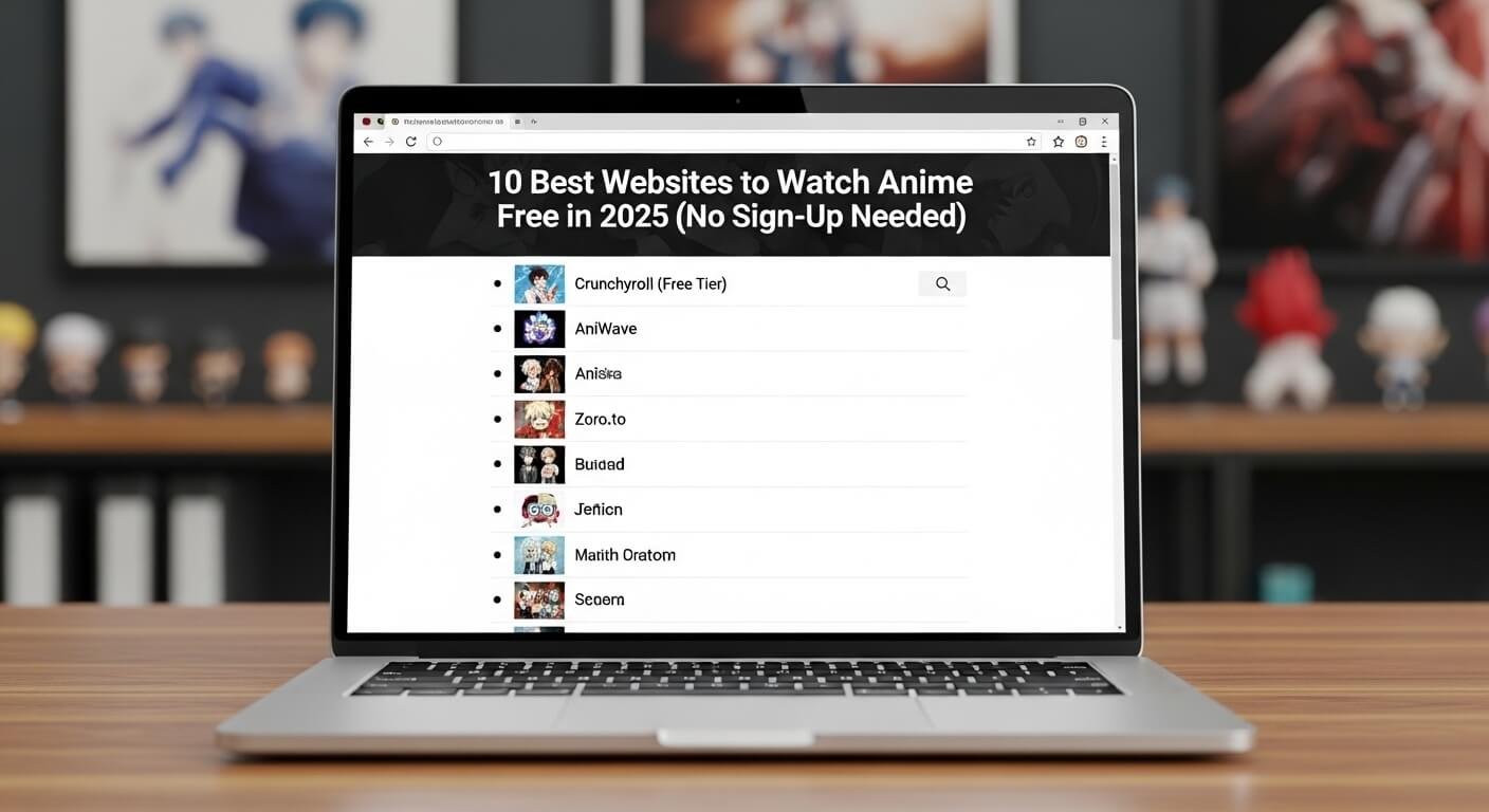10 Best Websites to Watch Anime Free in 2025 (No Sign-Up Needed)