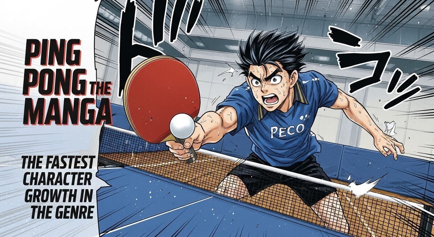 6. Ping Pong the Manga — The Fastest Character Growth in the Genre
