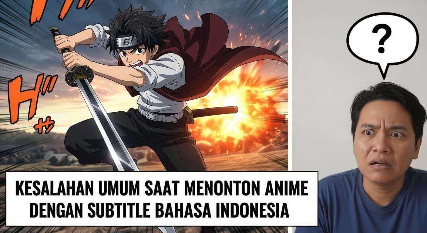 Common Mistakes When Watching Anime with Indonesian Subtitles