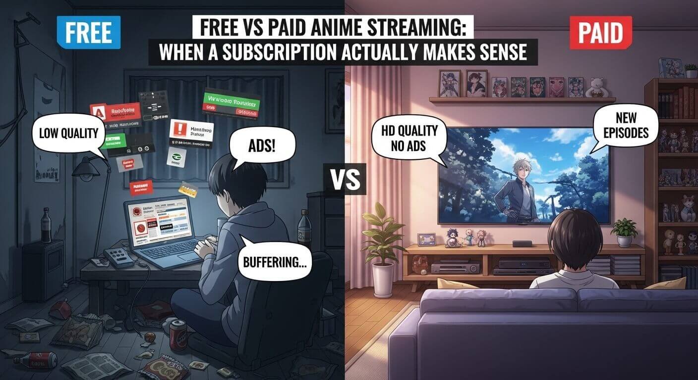 Free vs Paid Anime Streaming When a Subscription Actually Makes Sense