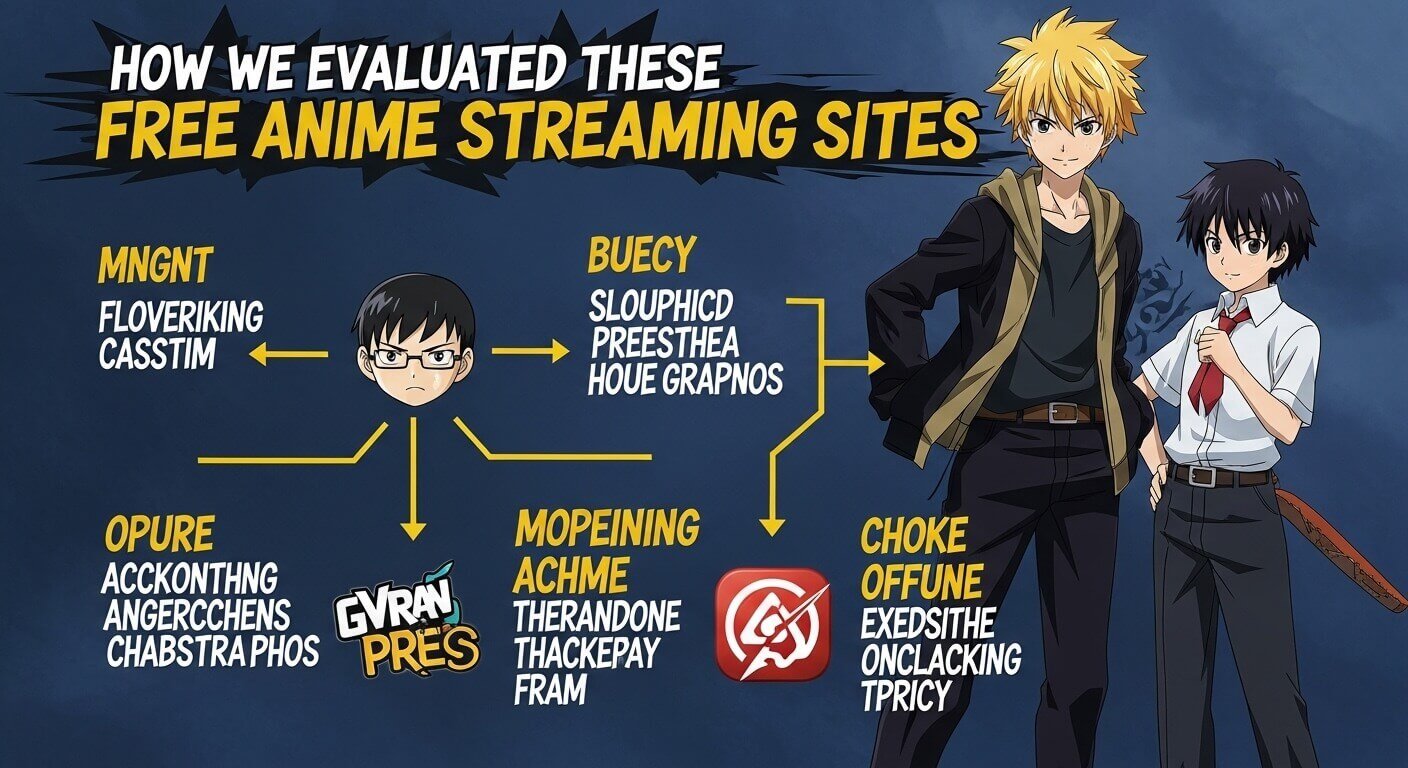 How We Evaluated These Free Anime Streaming Sites