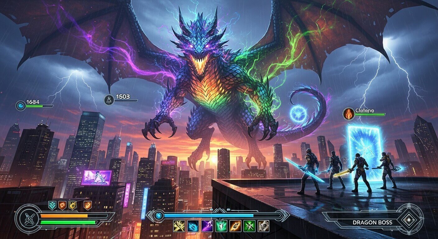 The Chaos Dragon in Modern Fantasy and Games