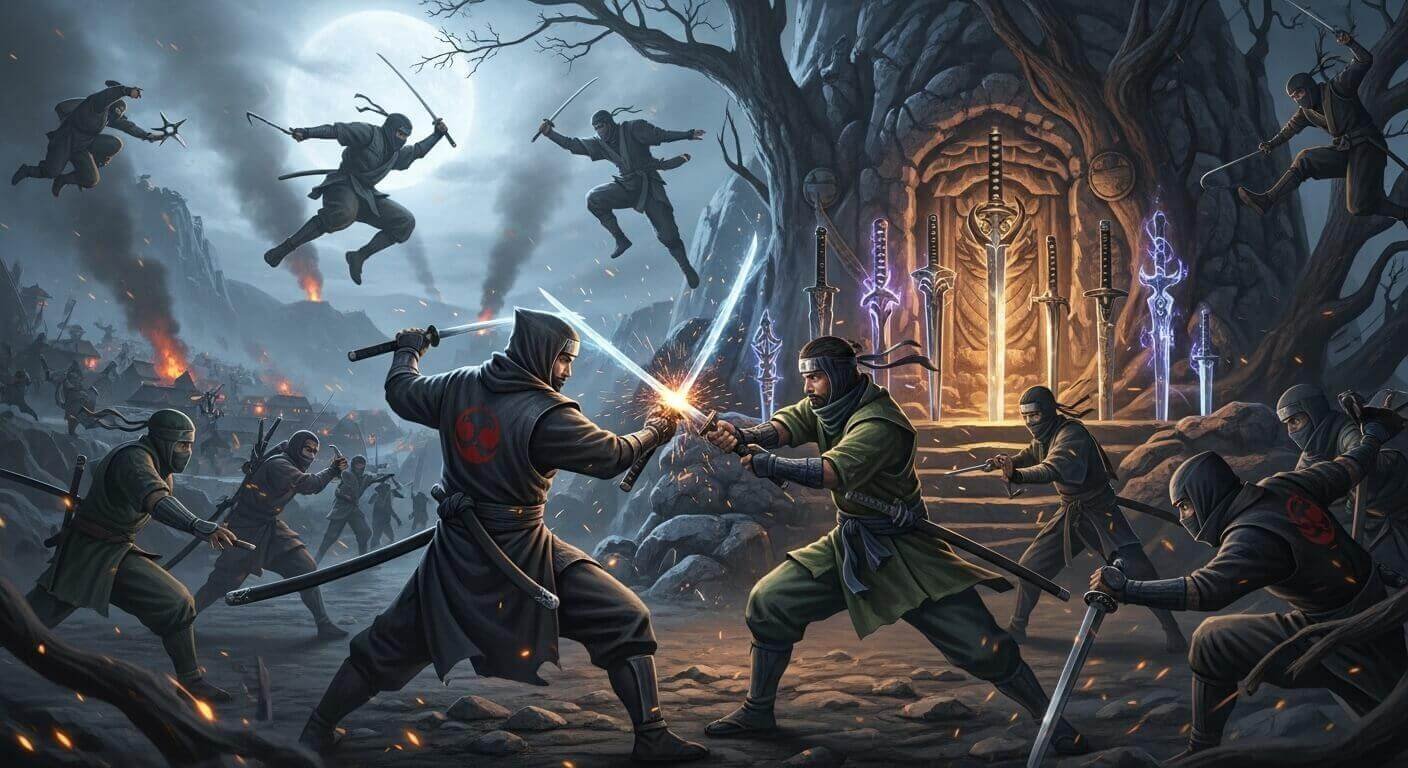 The Story Ninja Clans, Sacred Swords, and a 500-Year War