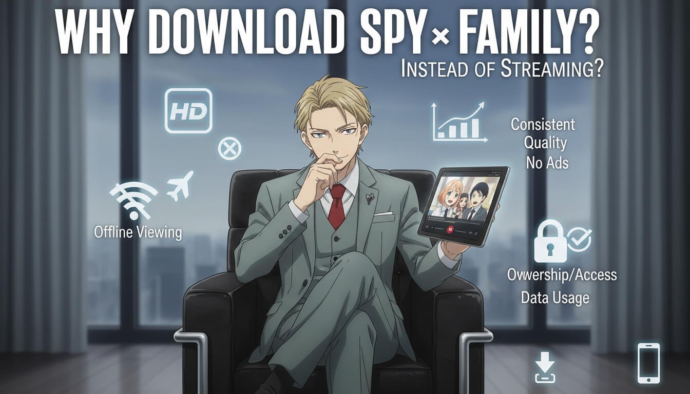 Why Download Spy x Family Instead of Streaming