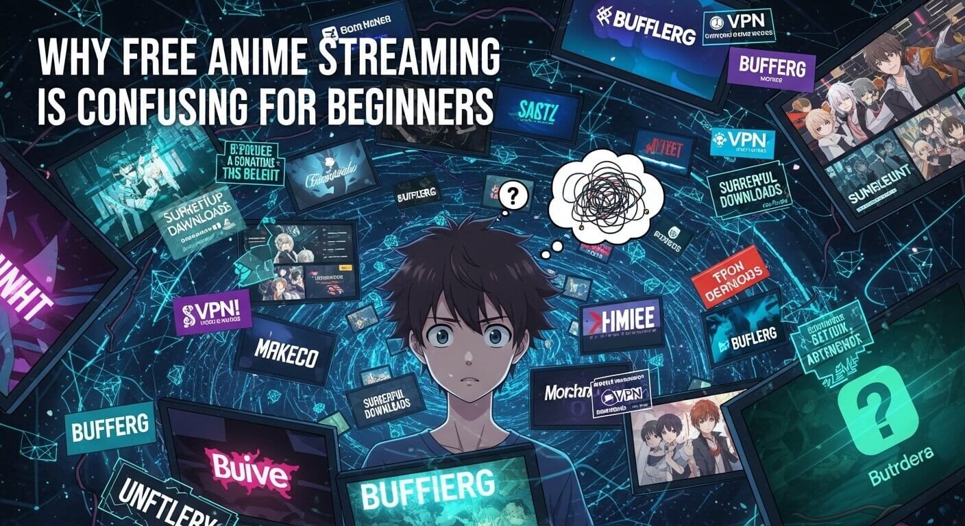 Why Free Anime Streaming Is Confusing for Beginners