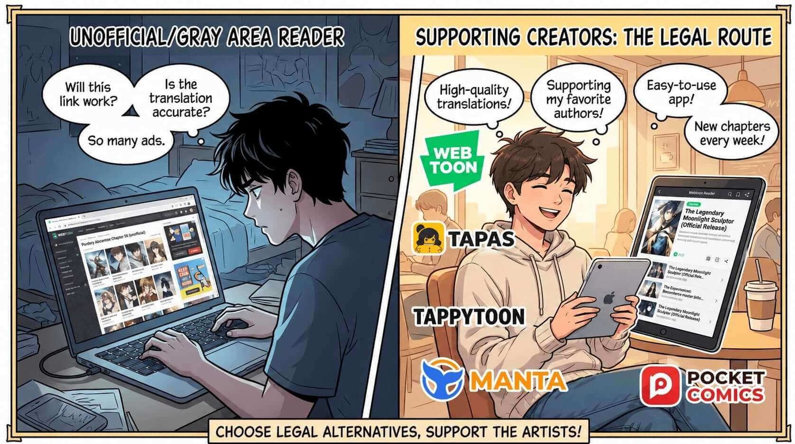 Legal Alternatives to Asura Scans