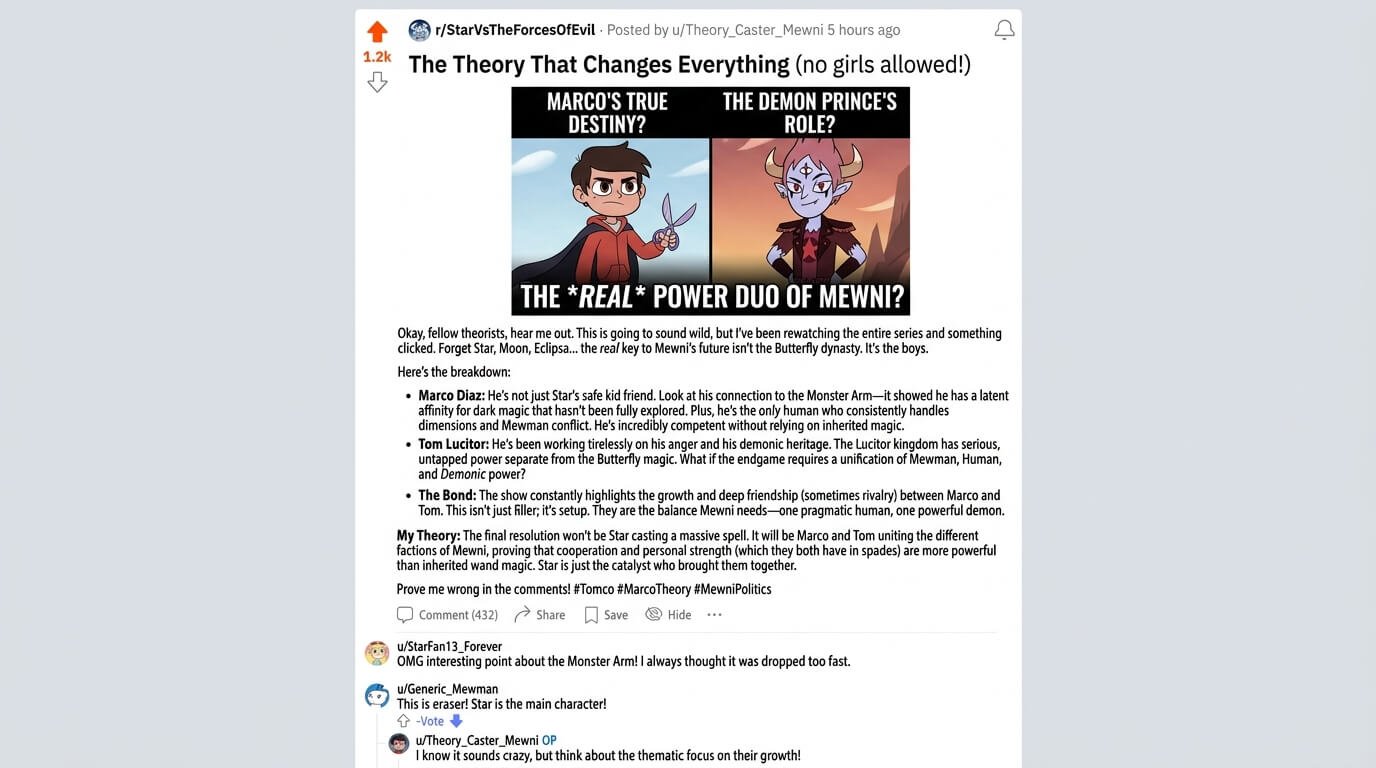 Reddit Star vs The Forces of Evil
