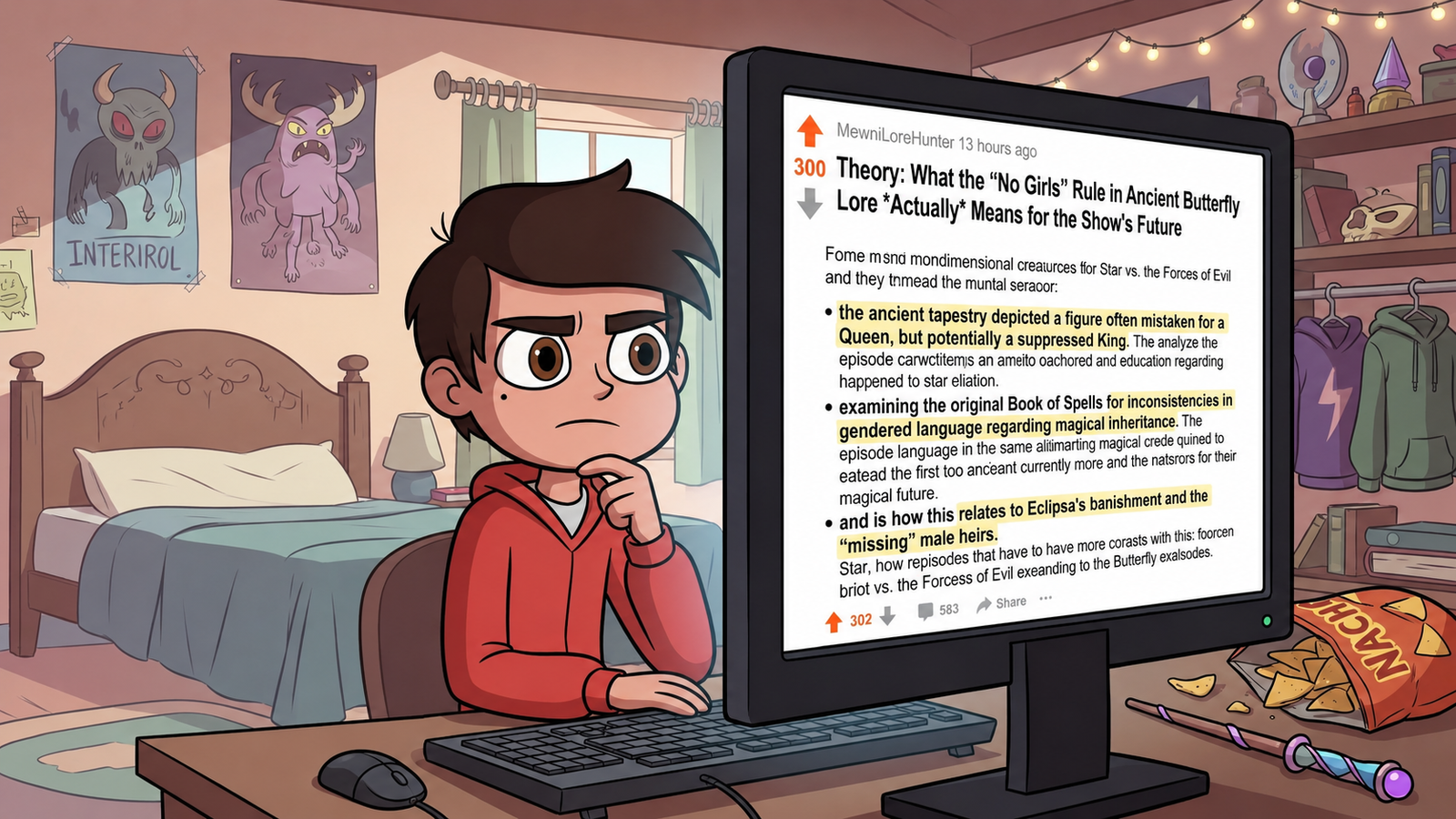 What This Reddit Star vs the Forces of Evil Theory Means for the Lore