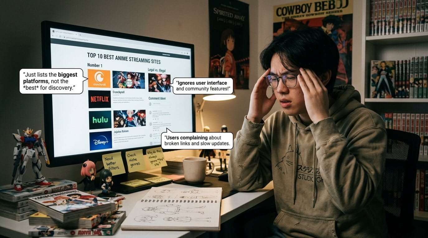 Why Most Best Anime Sites Lists Get It Wrong